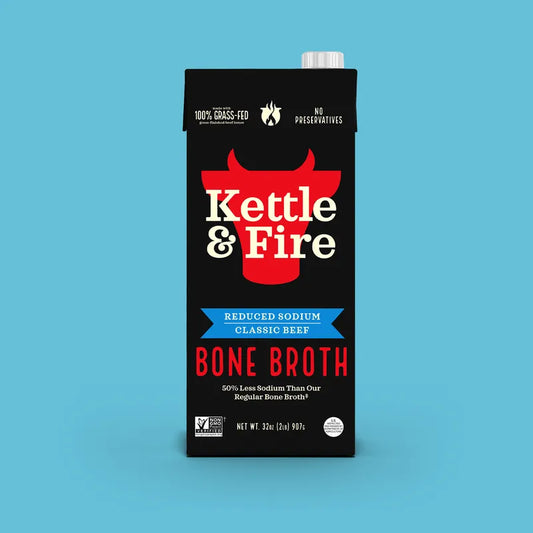 4 Pack: Reduced Sodium Beef Broth 32oz